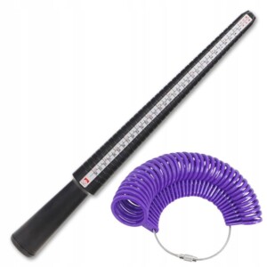 Zestaw miara jubilerska do pierścionka obrączki trzpień obręcz pl - miniatura 3