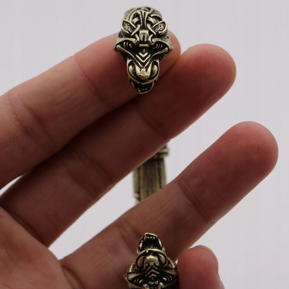 Bransoleta wikingów wilki nordycka amulet 129 - obrazek 3