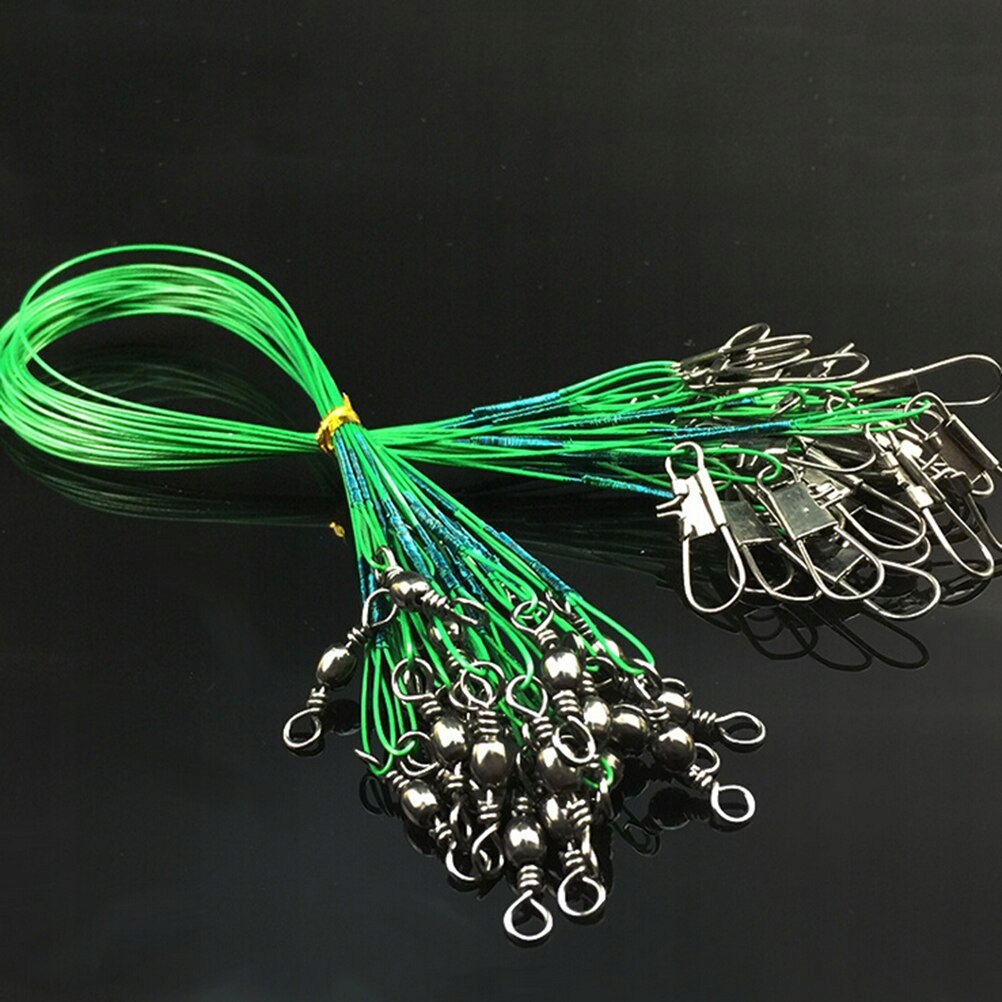 Przypon stalowy komplet 10 sztuk 7kg czarny 15cm - zdjęcie 5