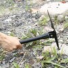 Saperka składana przenośna kilof łopata wędkarska kempingowa piła 4w1 torba - miniatura 8