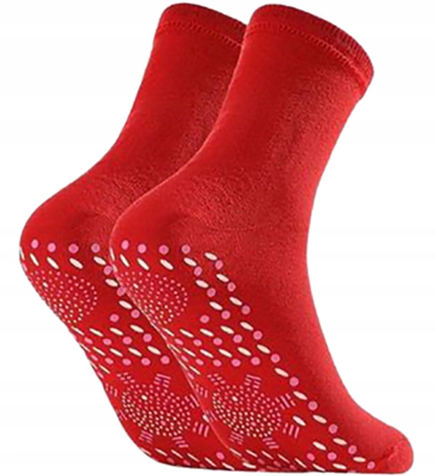 Grzejące skarpety magnetyczne jesienno-zimowe anty - obrazek 2