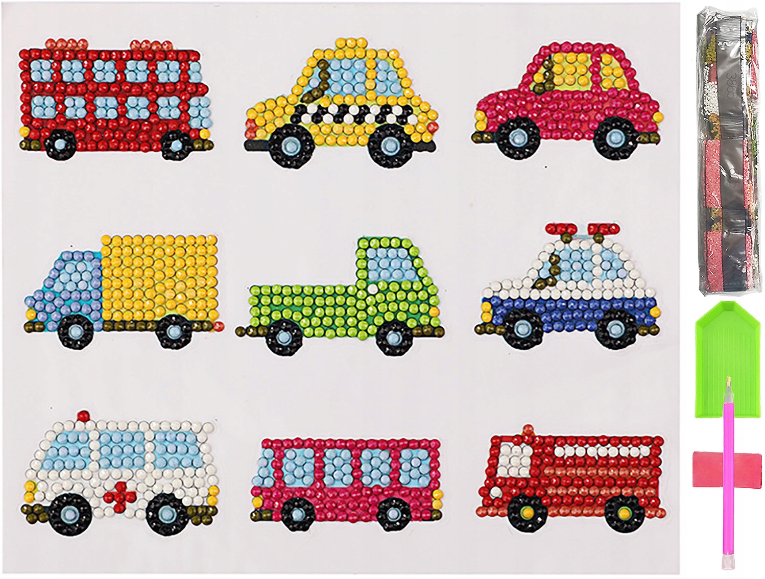 Haft diamentowy 5d zestaw dzieci najklejki puzzle - zdjęcie 1