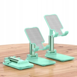 Stojak podstawka uchwyt na tablet telefon na biurko składana 4-13" miętowy - miniatura 4