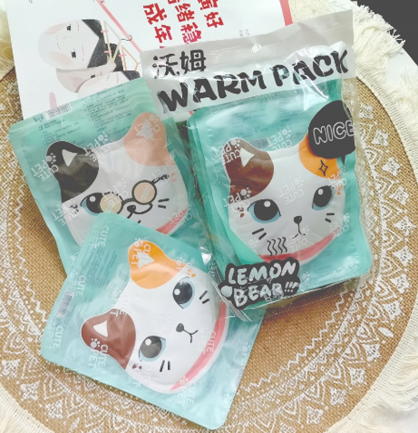 Ogrzewacz do rąk pieski kotki 10 sztuk 10-12h 60st - zdjęcie 2