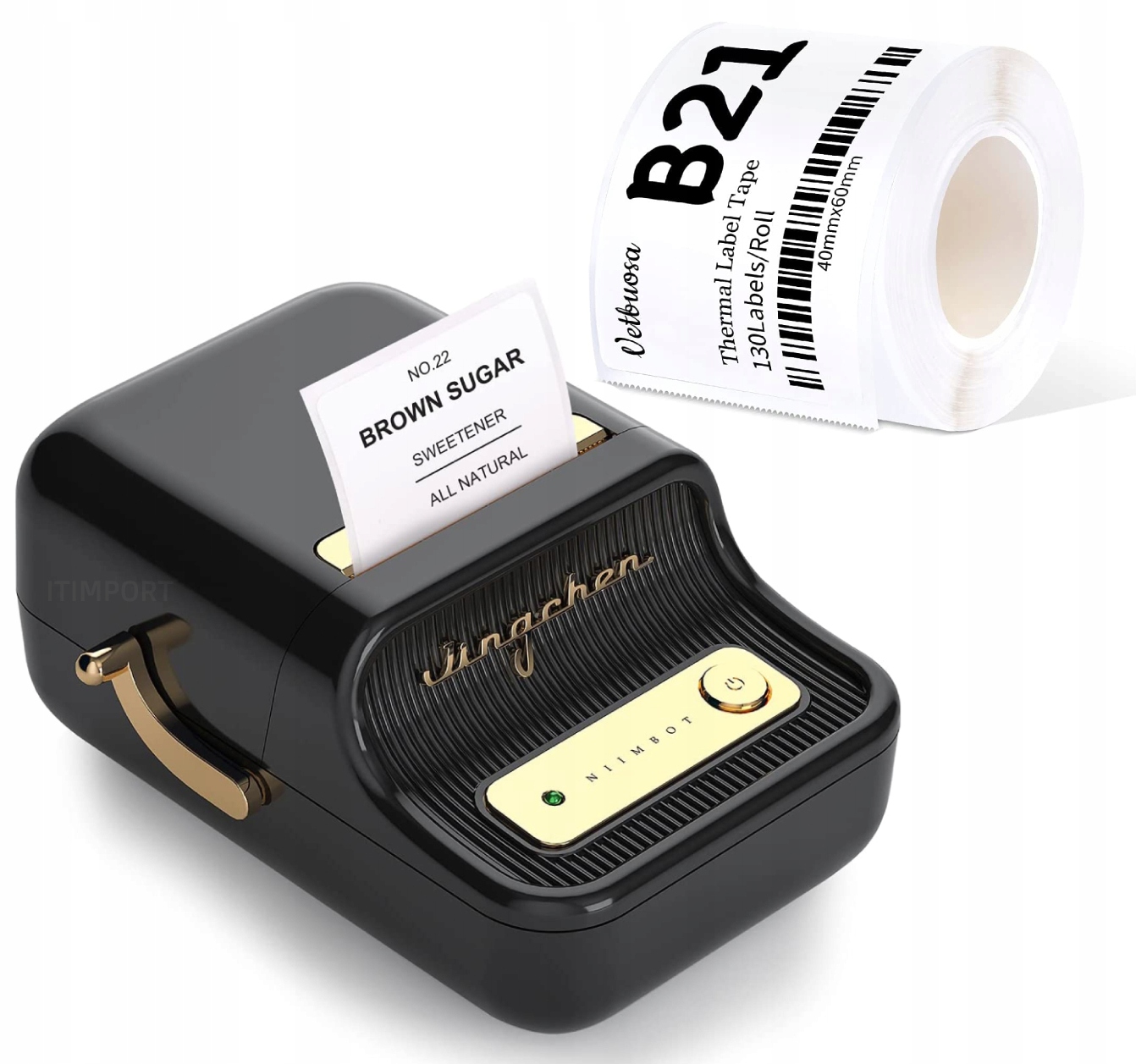 Niimbot b21 drukarka termiczna naklejki bluetooth