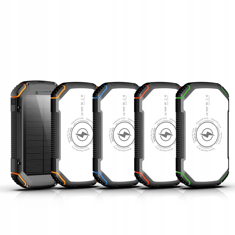 Power bank solarny 20000mah 22,5w panele słoneczne - obrazek 9