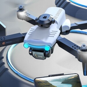 Dron z dwoma kamerami h8 pro gps 4k wifi 3 baterie 2km fpv etui na prezent - miniatura 12