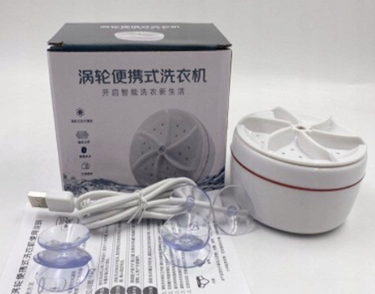 Przenośna mini pralka turystyczna podrózna na usb wirówka na kemping - obrazek 9