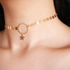 Naszyjnik choker celebrytka długa boho złoty 33 - miniatura 12