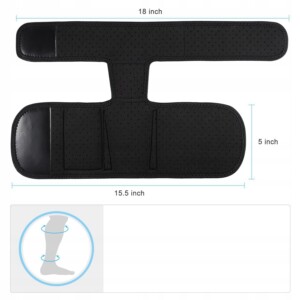 Kabura na kostkę nogę pistolet broni ukrytego noszenia mocny rzep dyskretna - miniatura 8