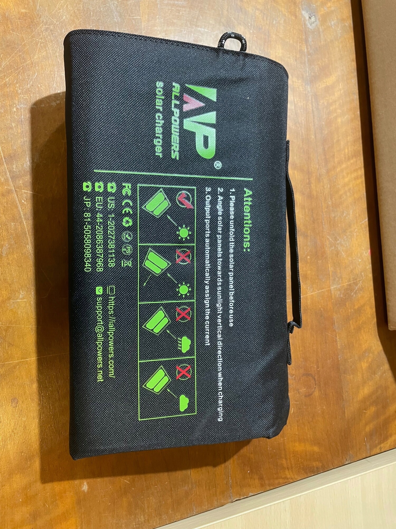 Panel solarny fotowoltaiczny allpowers 100w na camping do namiotu - obrazek 14