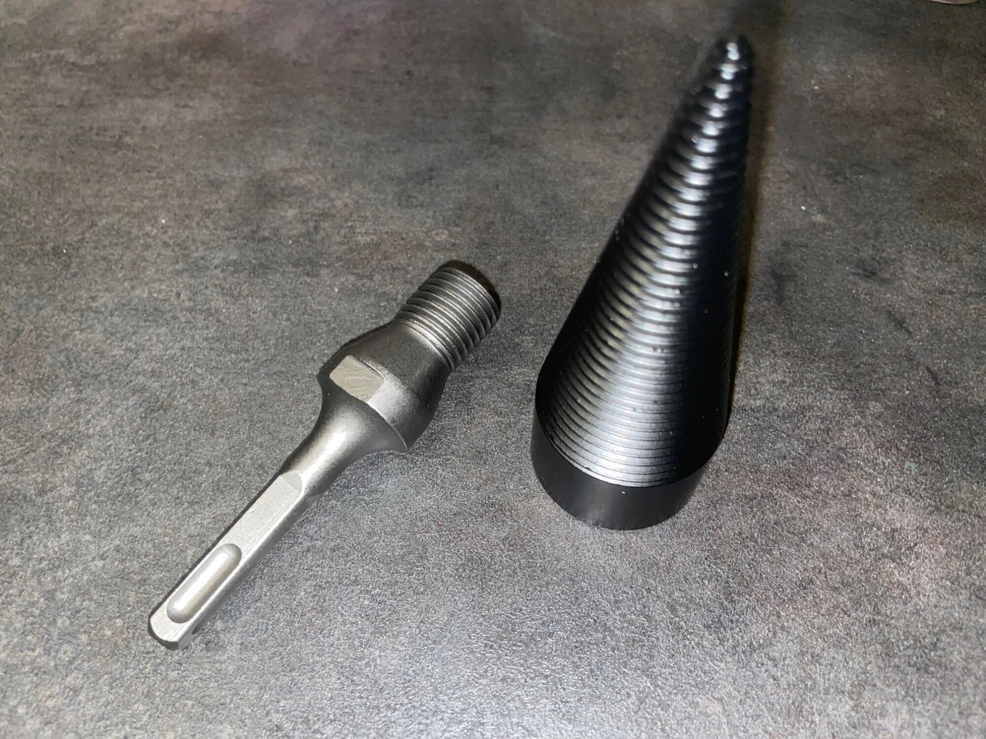 Świder łuparka do drewna stożek 45mm wiertło xxxl - obrazek 7