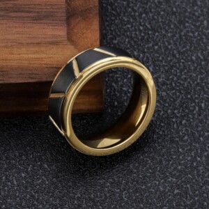 Obrączka pierścień z wolframu wolfring eu22 us10 - miniatura 3