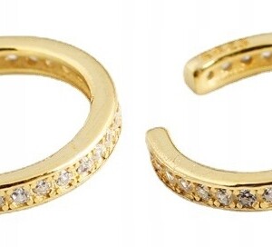 Kolczyki miedziane biżuteria modne klasyczne k14 złote