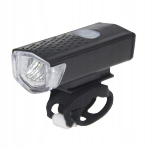 Lampka led rowerowa zestaw przód tył przednia usb - miniatura 7