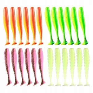 Zestaw woblerów szczupak sandacz ripper kopyta x24 haki jig x8 pudełko 33el - miniatura 3