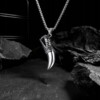 Naszyjnik srebrny łańcuszek pazur drapieżnik 345 - miniatura 3