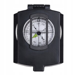 Kompas profesjonalny wojskowy busola pryzmatyczny mapowy metalowy - miniatura 3