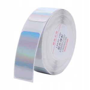 Niimbot etykiety naklejki do b18 n1 srebrny hologram - miniatura 1