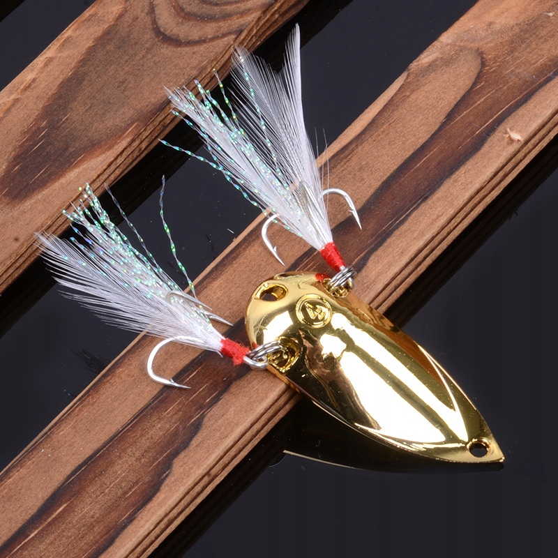 Błystka blacha przynęta wędkarska szczupak sandacz 15g 5,1cm 2 kotwice - obrazek 16