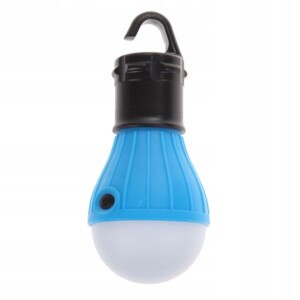 Lampka led turystyczna camping do namiotu biwak z haczykiem komplet baterii - miniatura 1