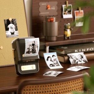 Niimbot drukarka termiczna naklejki bluetooth b21pro czarna 300dpi 2 kolory - miniatura 6