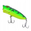 Popper flopper wobler okoń szczupak f141 zielony - miniatura 3