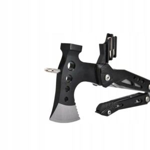 Multitool scyzoryk narzędzie wielofunkcyjne toporek nóż piła młotek 17 w 1 - miniatura 7