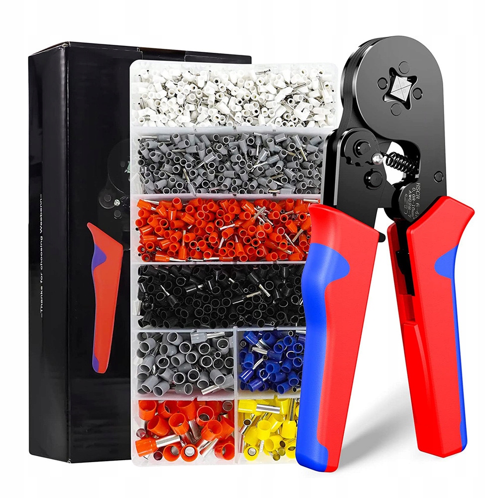 Zaciskarka do tulejek konektorów tulejki konektory końcówek 1200 - obrazek 2