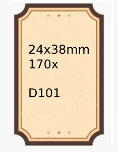 Niimbot etykiety naklejki do d101 24*38mm 170szt - miniatura 1