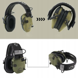 Walkers ochronniki słuchu aktywne razor slim fat strzeleckie + flaga polski - miniatura 5