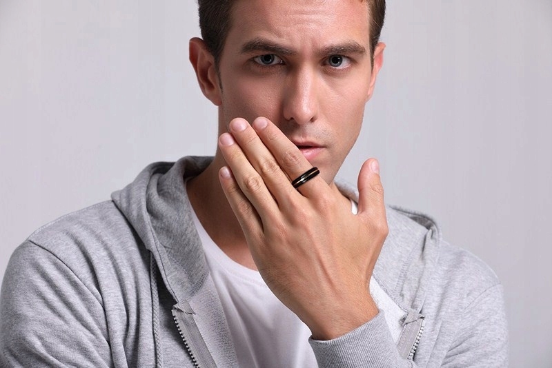 Obrączka pierścień z wolframu wolfring eu25 us11 - obrazek 3