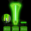 Kamizelka odblaskowa szelki do biegania rower podwójny 2x led usb kieszeń - miniatura 12