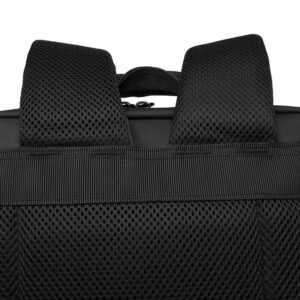 Plecak męski miejski elegancki czarny duży szkolny biurowy usb laptopa 32l - miniatura 8