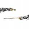 Choker koronkowy haft czarny naszyjnik gothic ch07 - miniatura 2