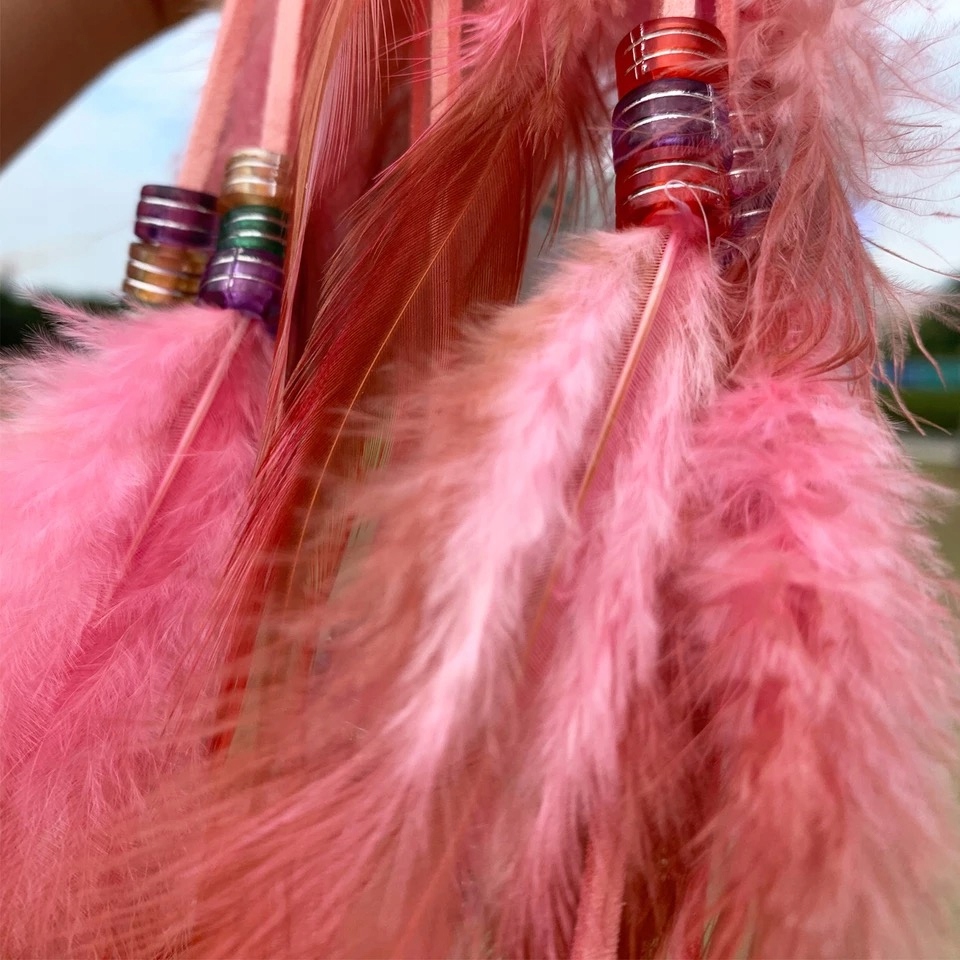 Pióropusz opaska do włosów łapacz snów piórka a18 - obrazek 6