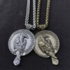 Naszyjnik wikingów kruk huginn i muninn nordic 136 - miniatura 4