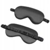 Opaska na oczy spania premium satynowa nocna black - miniatura 1