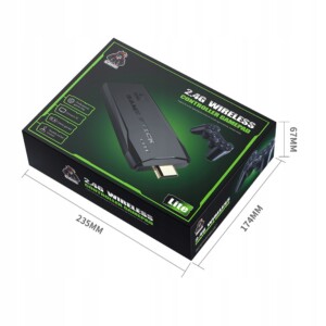 Gra konsola do gier retro telewizyjna 2 pady emulator do 10k hdmi prezent - miniatura 7