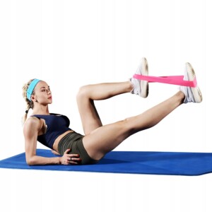 Zestaw 5 gum do ćwiczeń taśmy oporowe band fitness - miniatura 5