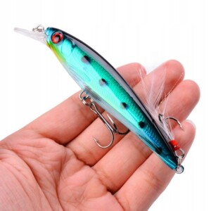 Wobler sandacz szczupak okoń sum skuteczny 13.5g f142 niebieski - miniatura 6