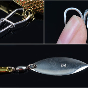 Wobler szczupak sandacz okoń metalowy 15g 6cm 8# - miniatura 5