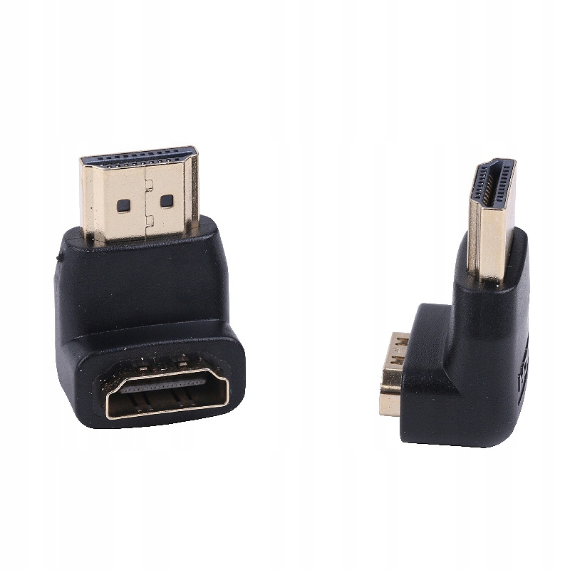 Adapter kątowy przejściówka hdmi 4k 60hz 3d ether - obrazek 3