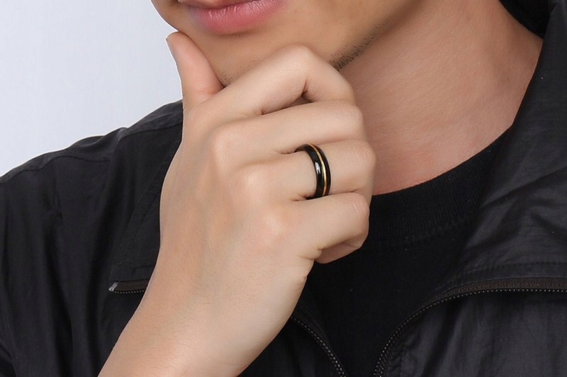 Obrączka pierścień z wolframu wolfring eu25 us11 - obrazek 6