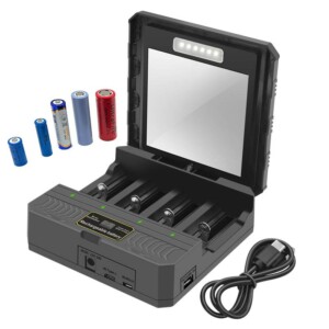 Ładowarka słoneczna solarna do akumulatorków uniwersalna powerbank latarka