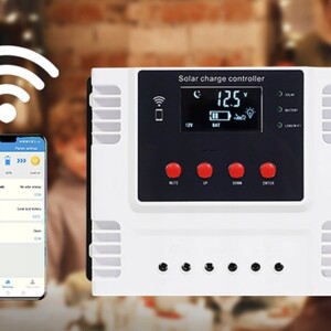 Sterownik panel wifi solarny regulator 12-48v 60a - miniatura 6