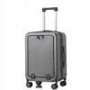 Walizka podróżna na kółkach kabinowa czarna laptop abs zamek na kod 38l - miniatura 2
