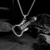 Naszyjnik metal czacha gitara muzyk artysta 376 - miniatura 5