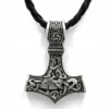 Naszyjnik męski młot thora mjolnir srebrny 125 - miniatura 1