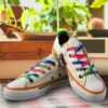 Sznurówki do butów tęczowe para tęcza lgbt kolorowe 100cm - miniatura 9